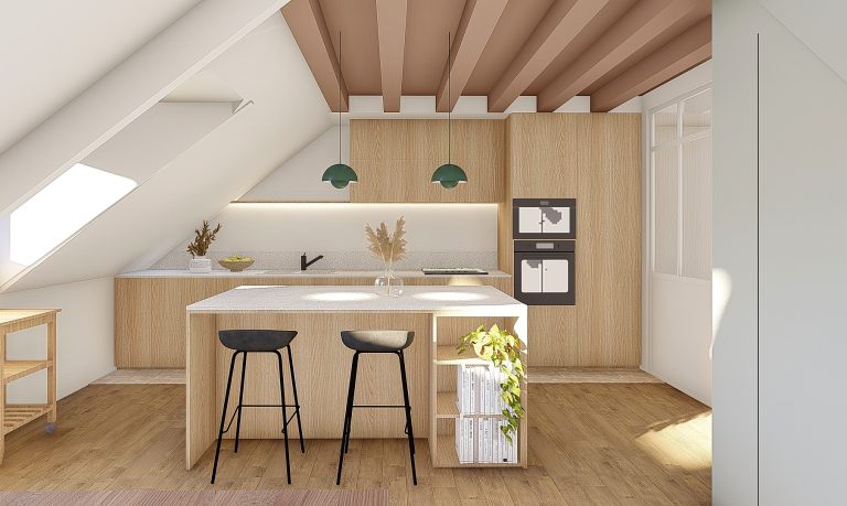 Rénovation appartement sous combles